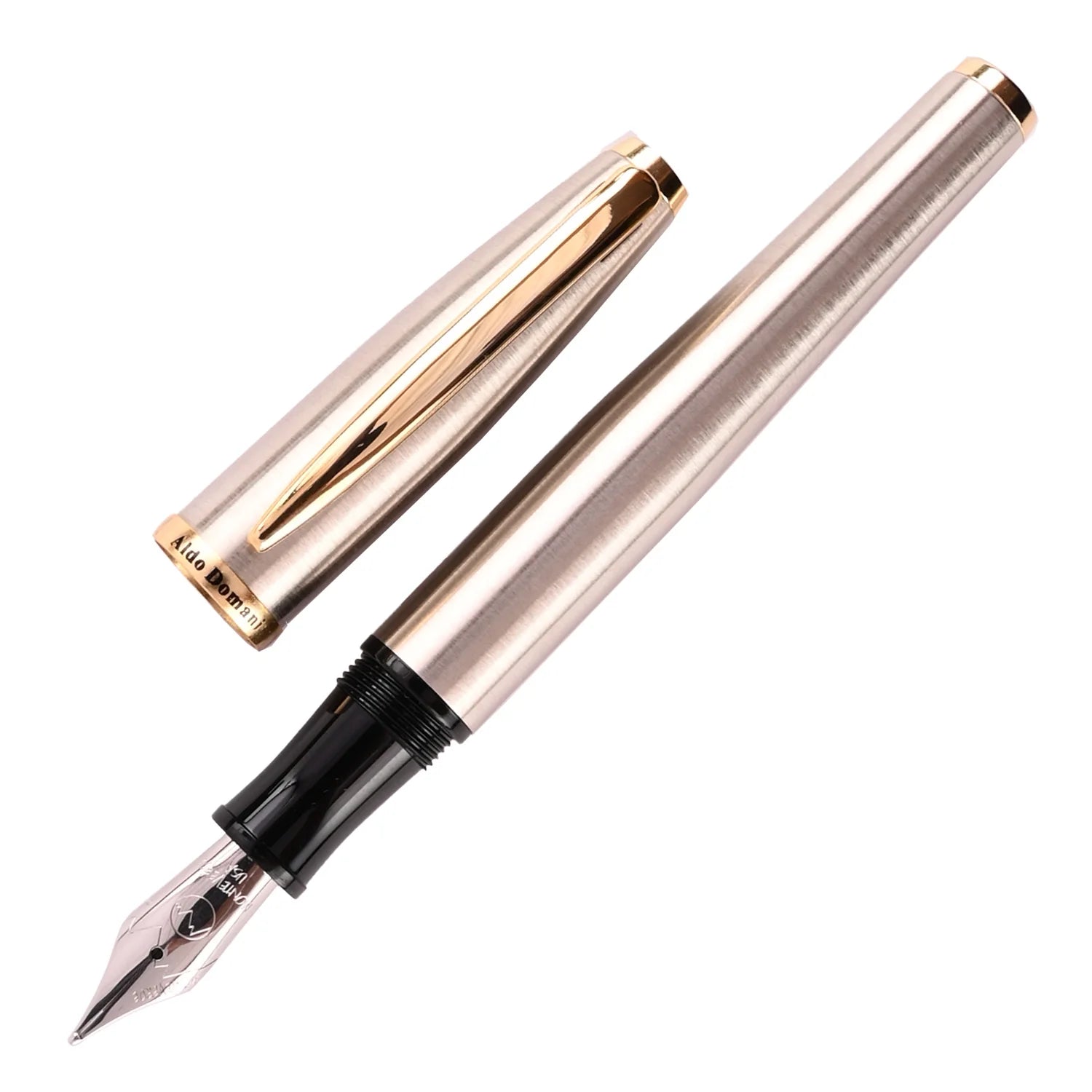 Monteverde | Aldo Domani | Fountain Pen | - Brushed Steel GT