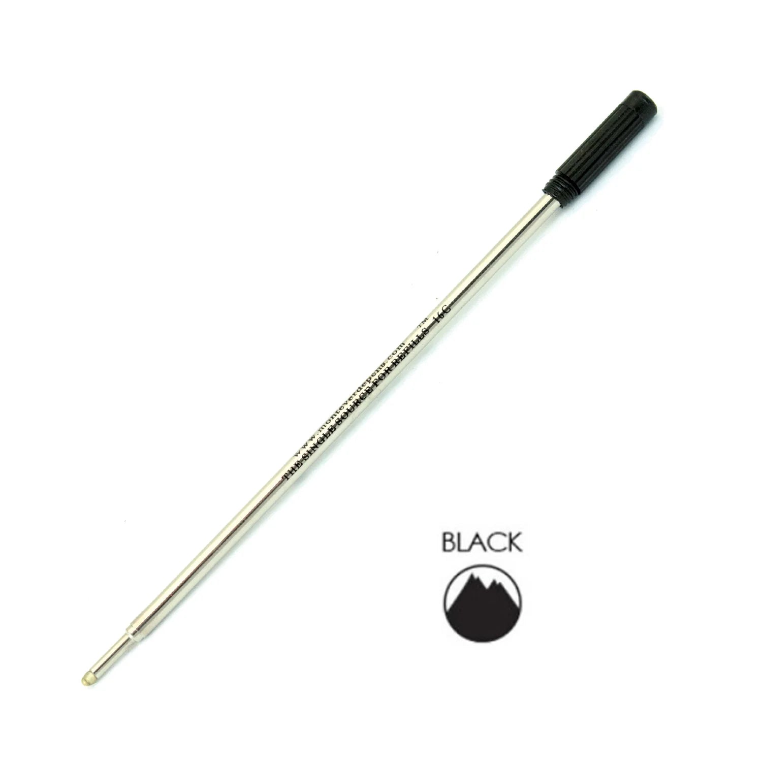 Monteverde | Ball Pen Refill | For Cross | - Black (Medium) (Pack Of 2)