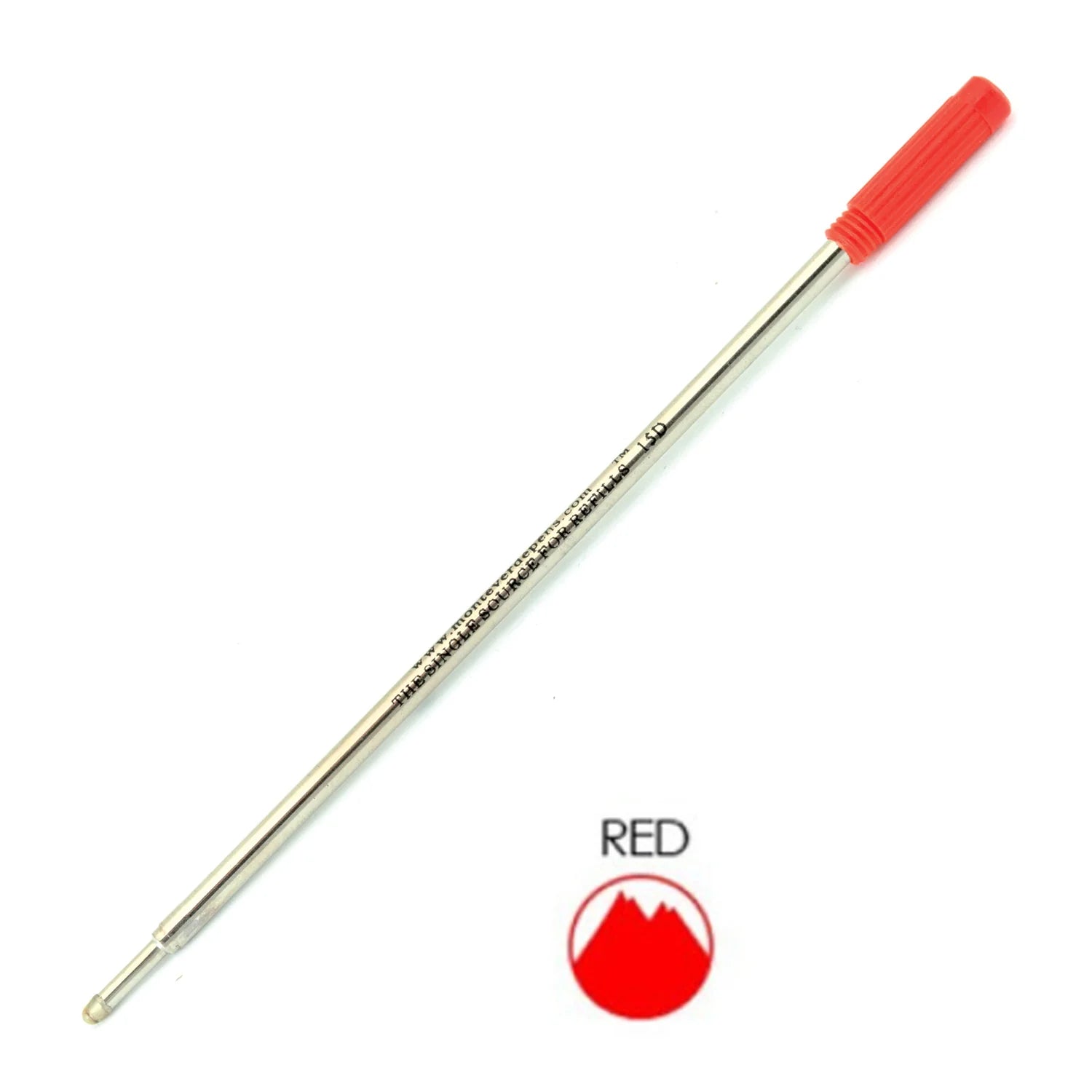Monteverde | Ball Pen Refill | For Cross | - Red (Medium) (Pack Of 2)