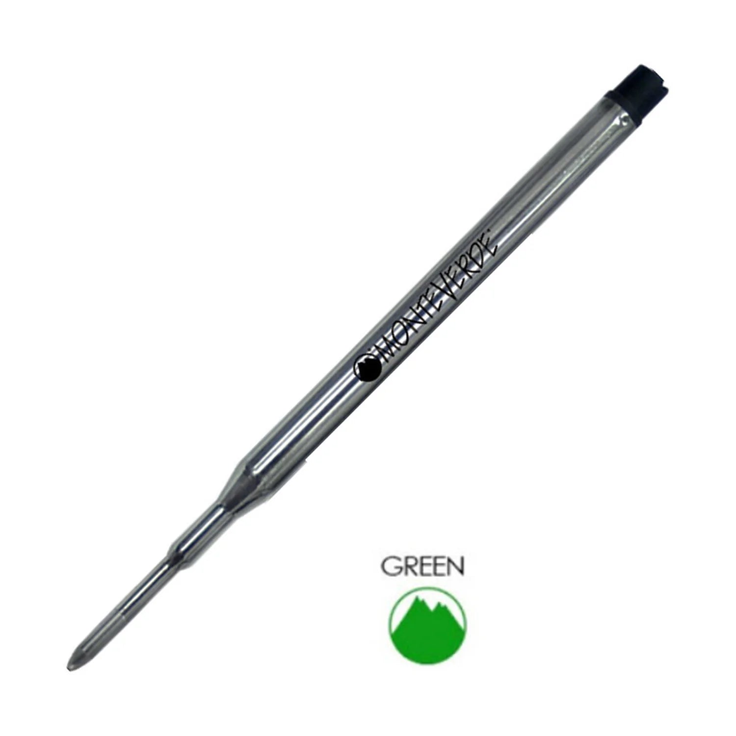 Monteverde | Ball Pen Refill | For Sheaffer | - Green (Medium) (Pack Of 2)
