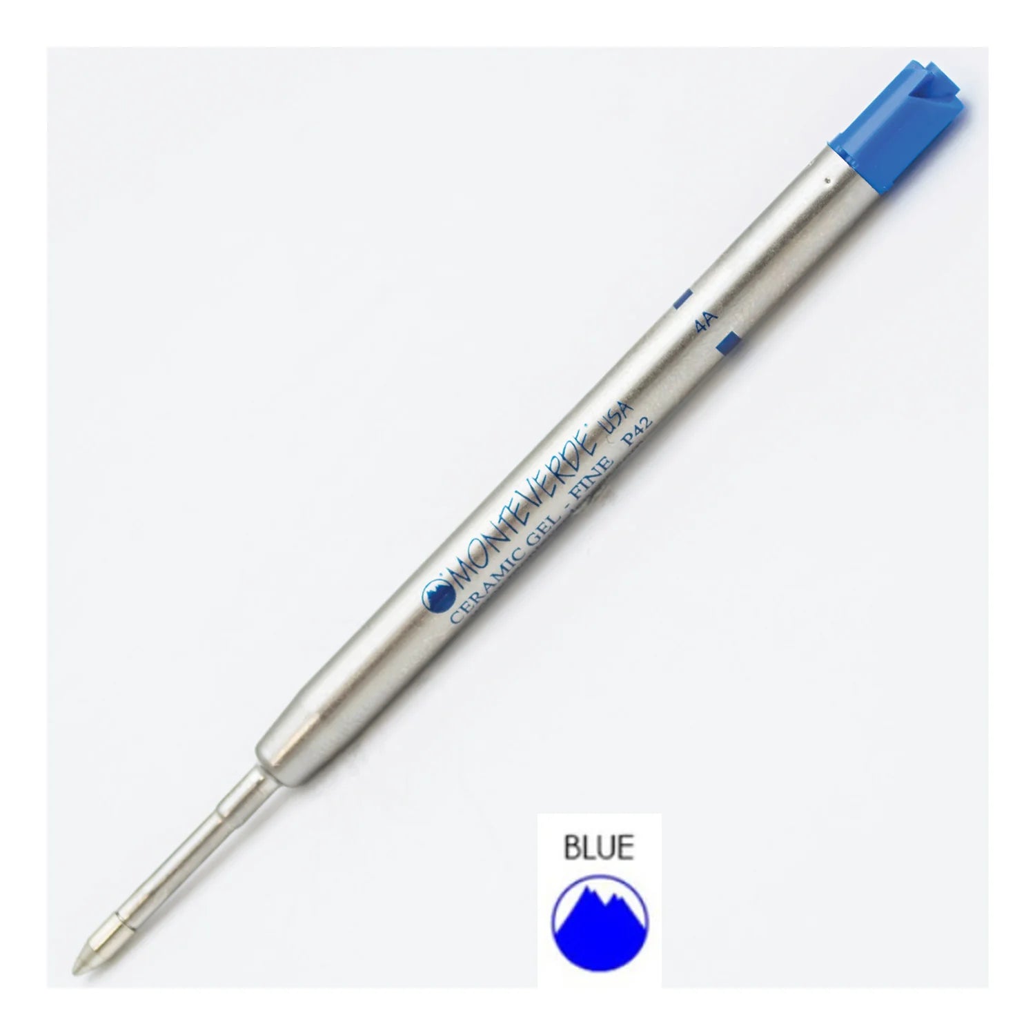 Monteverde | Ceramic Gel Refill | For Parker | - Blue (Fine) (Pack Of 2)