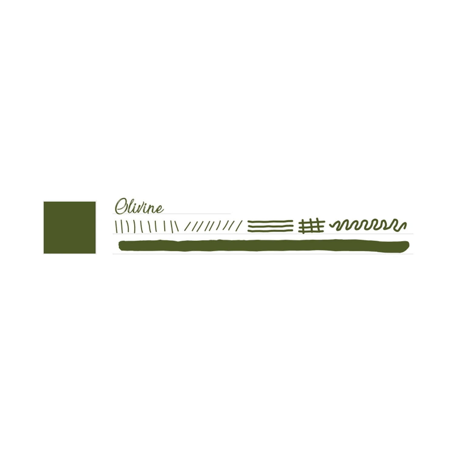 Monteverde | Gemstone | Ink Bottle | - Olivine (30ml)
