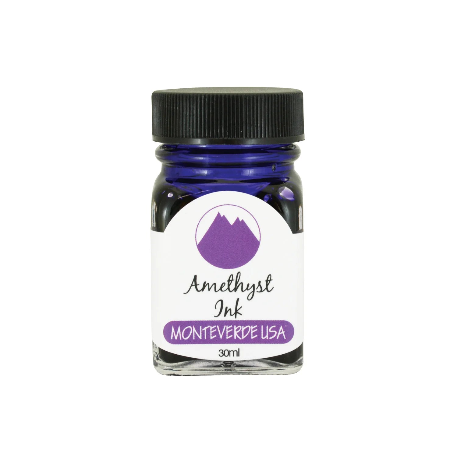 Monteverde | Gemstone | Ink Bottle | - Amethyst (30ml)