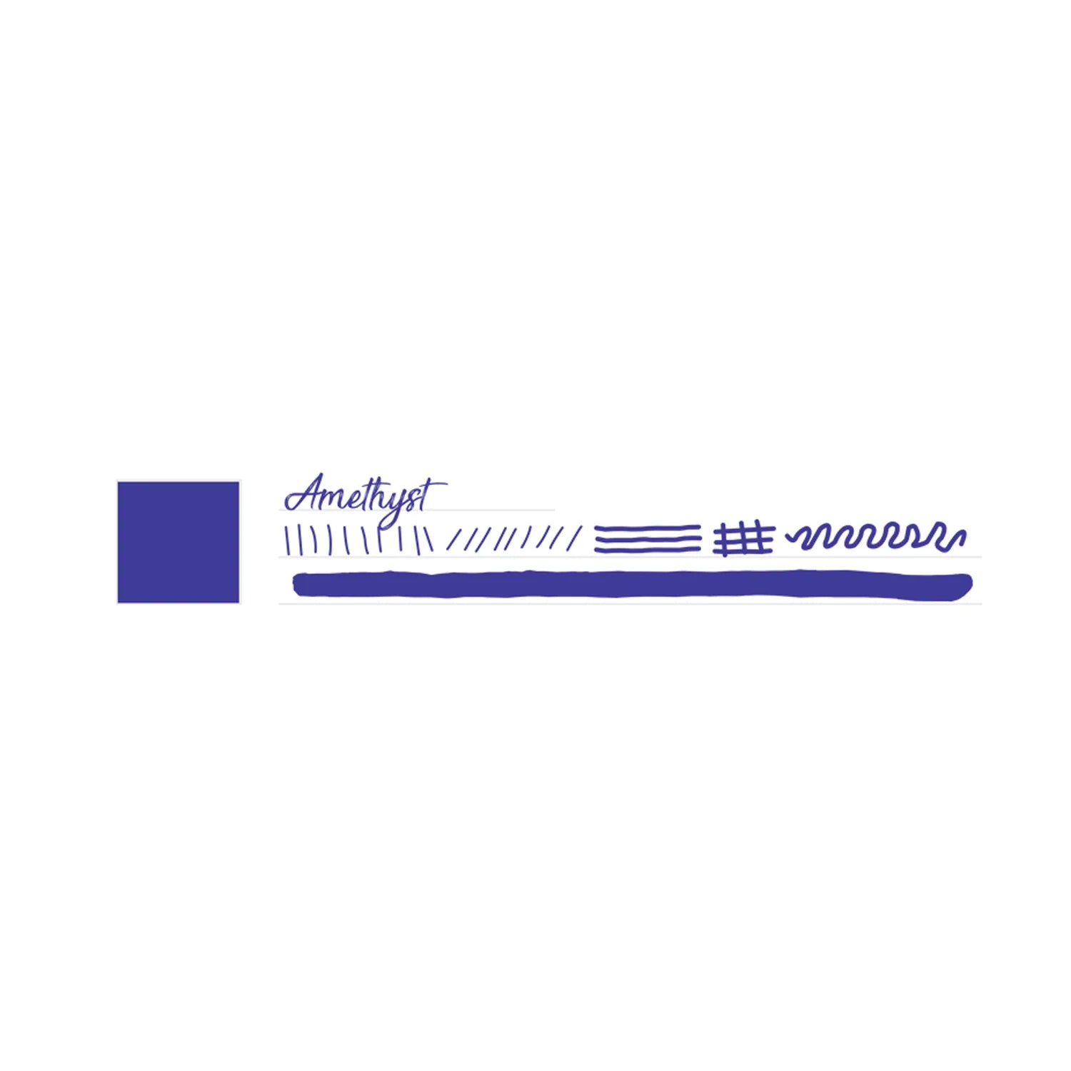 Monteverde | Gemstone | Ink Bottle | - Amethyst (30ml)
