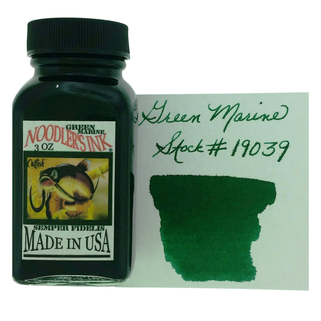 Noodler's |19039 |Green Marine |Ink Bottle, Green - 88ml