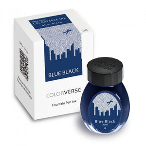 Colorverse | Office Series | Fountain Pen Ink | Blue and Black  Bottle | 30ml - penpencilink