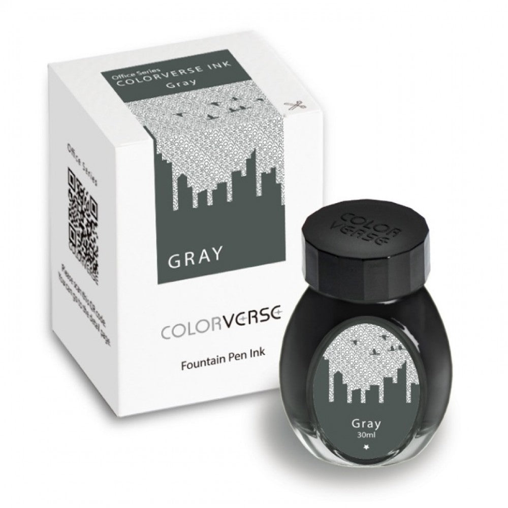 Colorverse | Office Series | Ink Bottle | Gray | 30ml - penpencilink