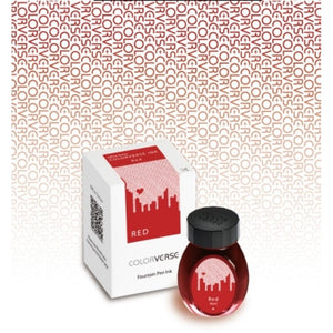 Colorverse | Office Series | Fountain Pen Ink | Red | 30ml - penpencilink