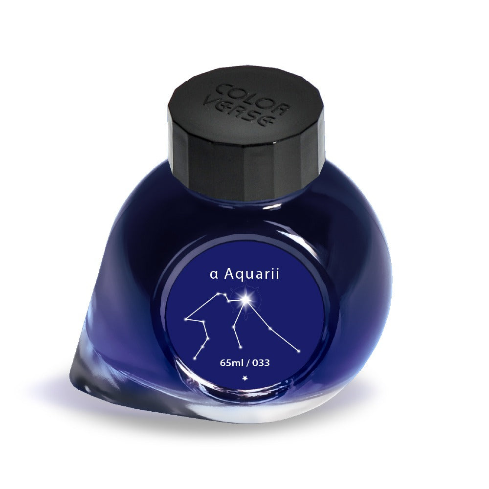 Colorverse | Blue | Fountain Pen Ink Bottled | Project Ink | Aquarii 65ml Classic