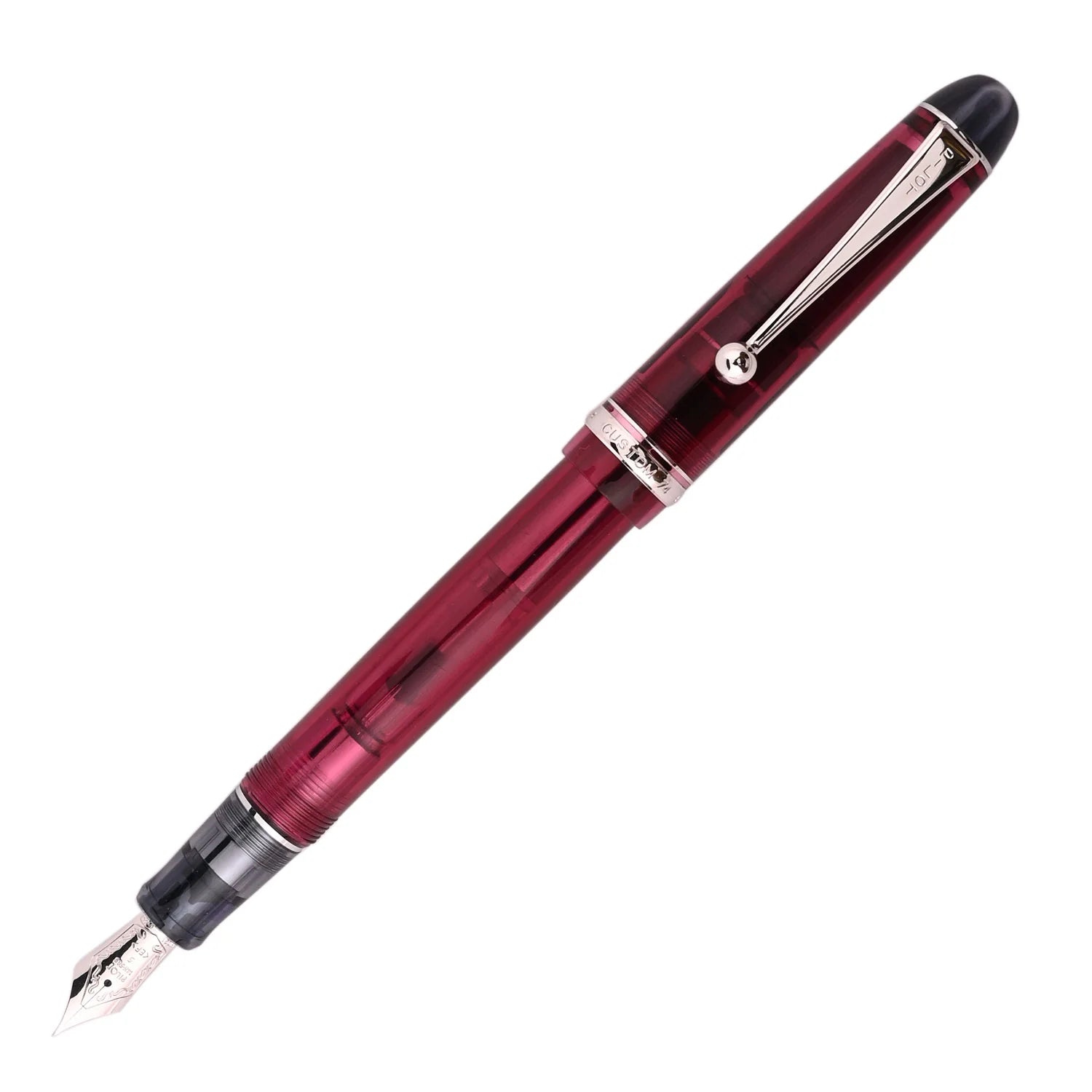 Pilot | Custom 74 | Fountain Pen | - Tinted Wine Red CT