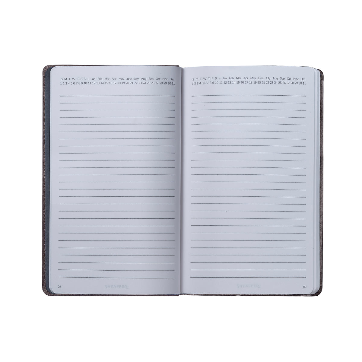 Notebook 90 Sheaffer Medium Notebook 90 GSM With Eco-Friendly Cover - Brown (Ruled ...