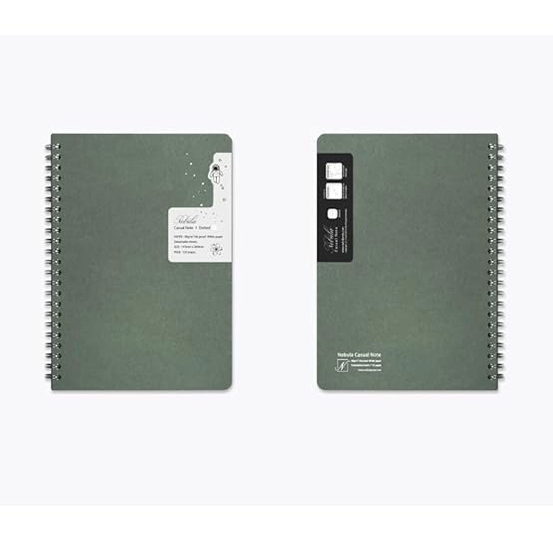 Colorverse | Spiral Bound Note Book | Notebook | Oil Green