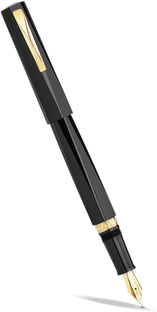 Gioia | Sephora | Fountain Pen | Noir Black | Gold Trims