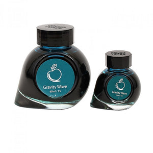 Colorverse | Astrophysics Series | Season 2 | Fountain Pen Ink | Gravity Wave | Turquoise | 65ml and 15ml | 2 Bottle Set - penpencilink