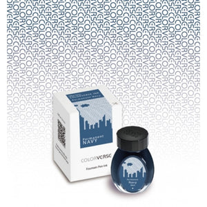 Colorverse | Office Series | Permanent Navy | Fountain Pen Waterproof Ink | 30ml - penpencilink