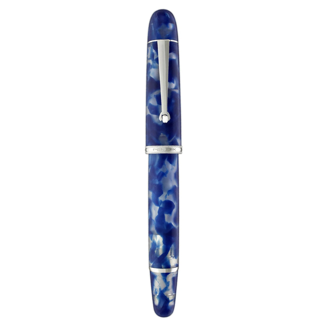 Penlux | Koi | Fountain Pen | King Body | Blue & White | Piston Filling