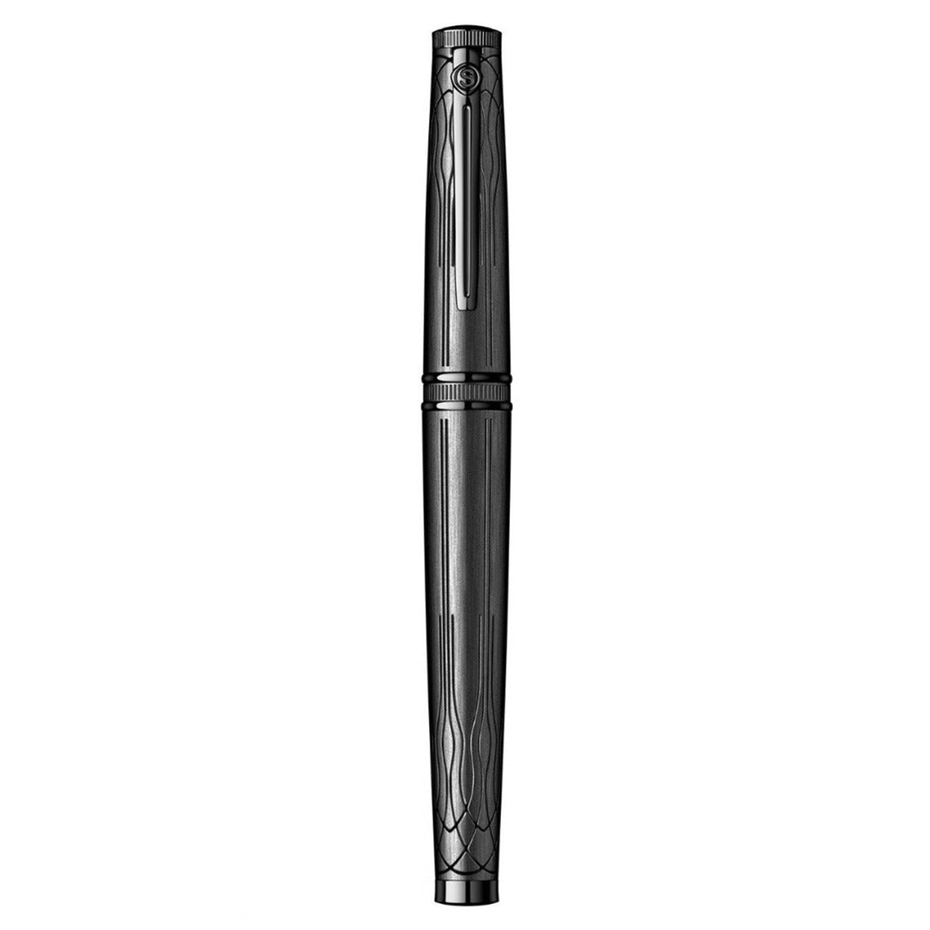 Scrikss Heritage Fountain Pen Medium Nib - Titanium BT