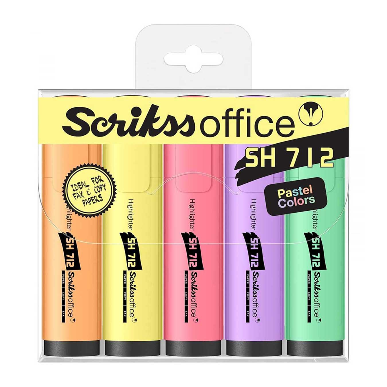 Scrikss | Highlighter Pen | Chisel Tip | Colored Pen Set