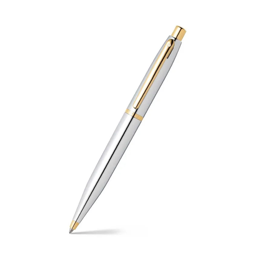 Sheaffer | VFM | 9422 | Silver Metal | Gold Trim | Ball Pen