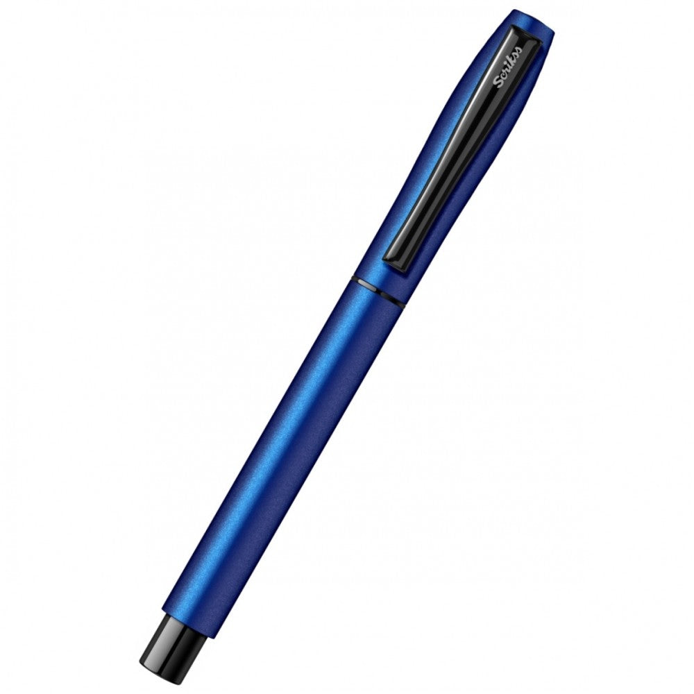 Scrikss | Carnival | Rollerball Pen | Matte Satin Blue