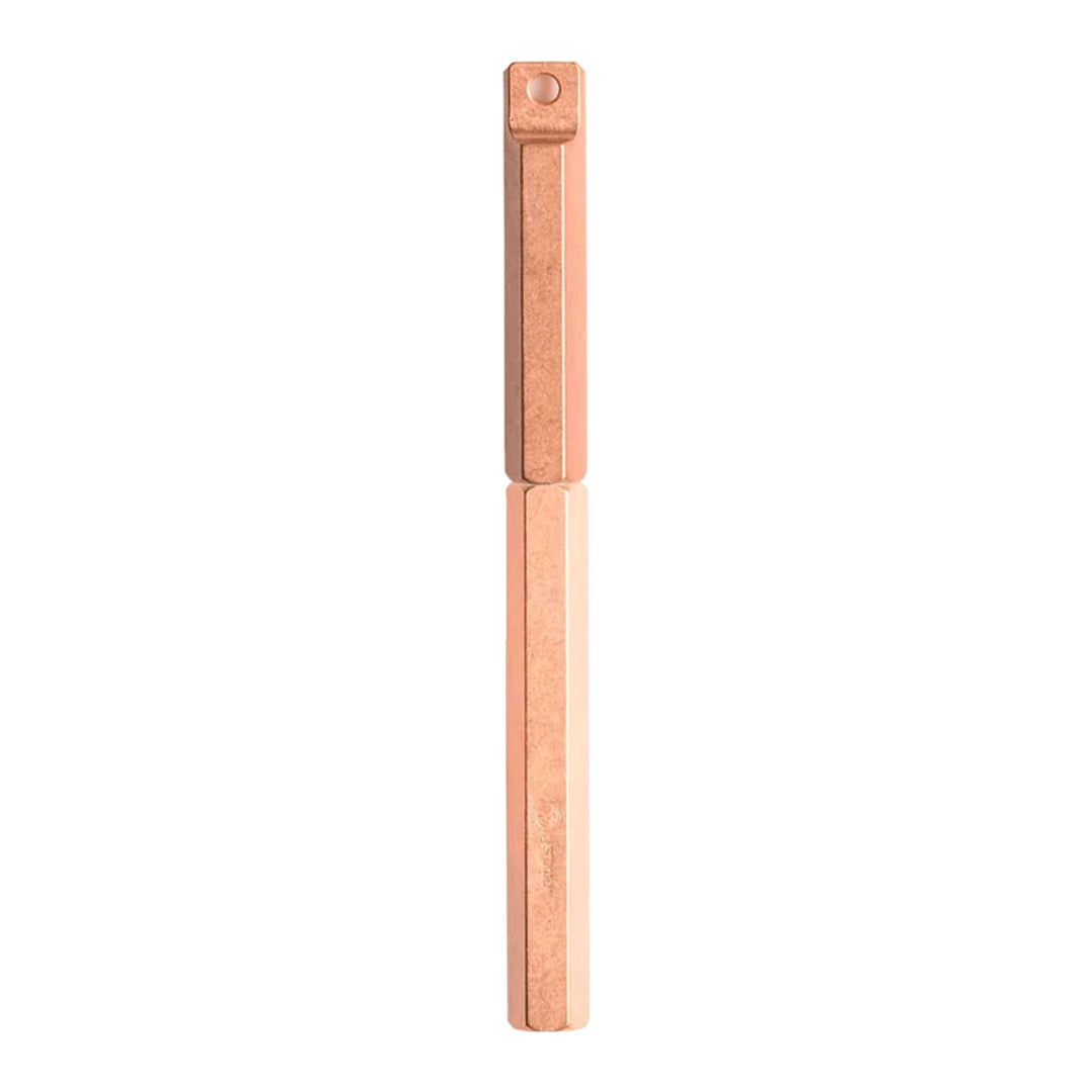Ystudio, Portable Fountain Pen - Classic Revolve Brassing Copper.